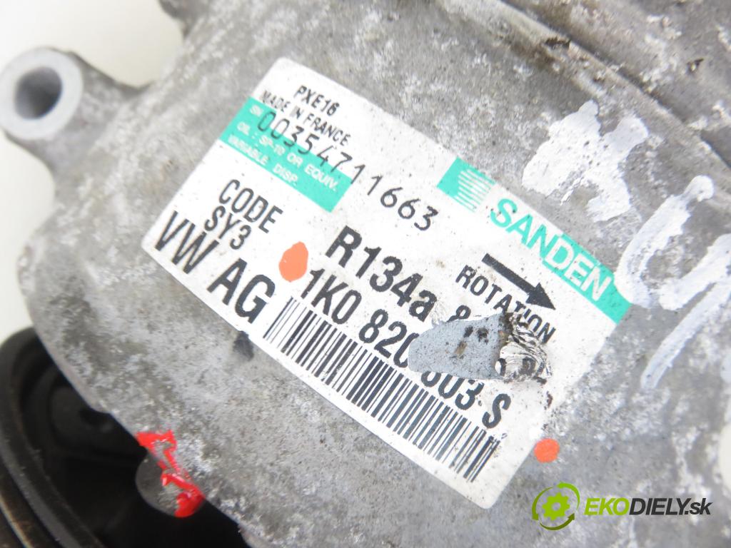 SEAT LEON (1P1) HB 2006 77,00 1.9 TDI - BLS 1896,00 KOMPRESOR: klimatizácie 1K0820003S (Kompresory klimatizácie)