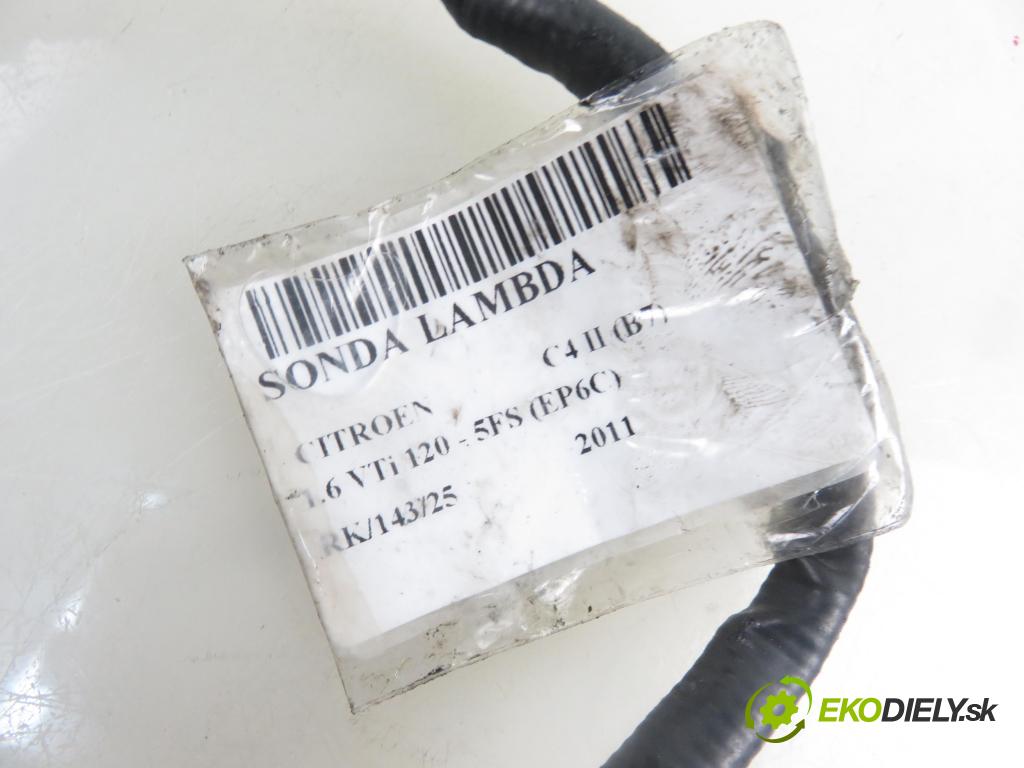 CITROEN C4 II (B7) HB 2011 88,00 1.6 VTi 120 - 5FS (EP6C) 1598,00 sonda lambda 0258017217 ; 759071302 (Lambda sondy)