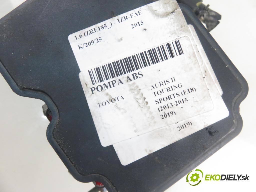 TOYOTA AURIS TOURING SPORTS (_E18_) KOMBI 2013 97,00 1.6 Valvematic 132 - 1ZR-FAE 1598,00 Pumpa ABS 0265243382 ; 2265106455 ; 0265956014 (Pumpy ABS)