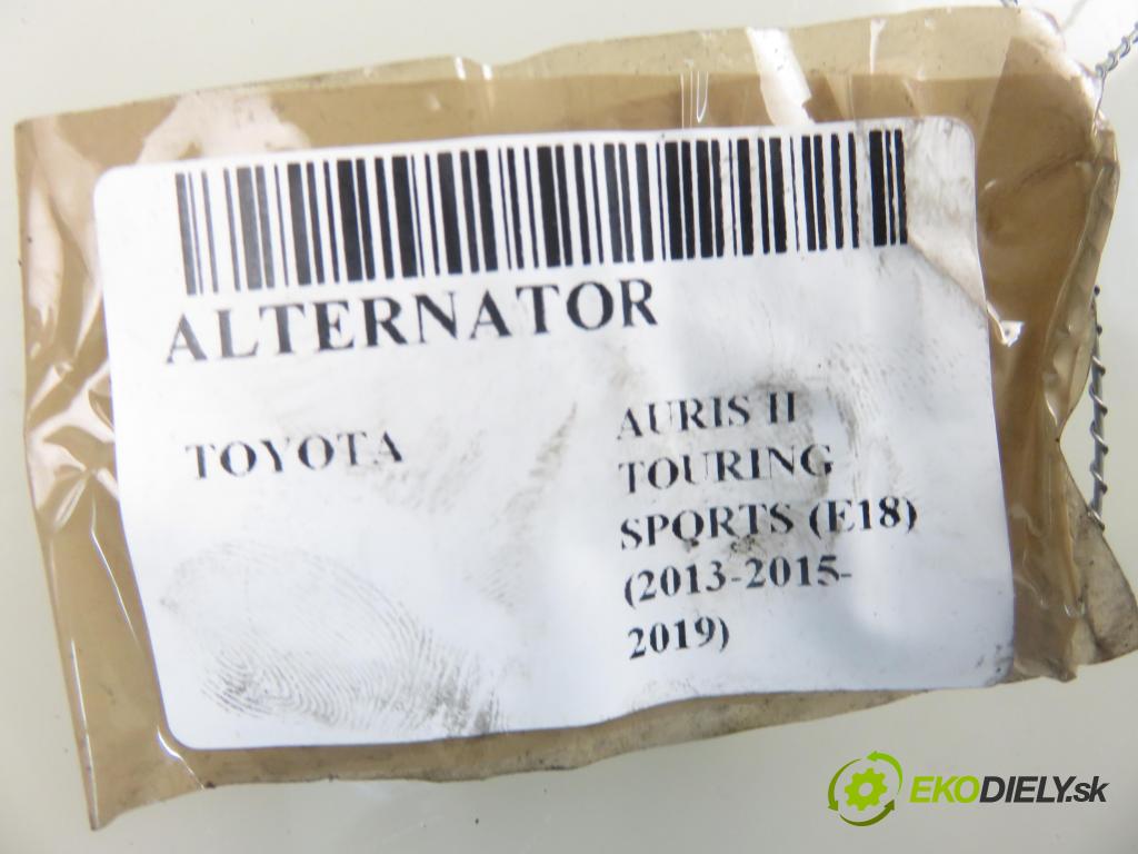 TOYOTA AURIS TOURING SPORTS (_E18_) KOMBI 2013 97,00 1.6 Valvematic 132 - 1ZR-FAE 1598,00 Alternátor 270600T190 ; MS1012101750 (Alternátory)