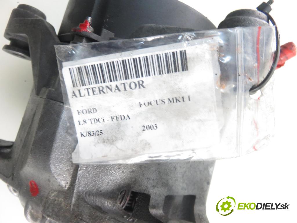 FORD FOCUS (DAW, DBW) HB 2003 74,00 1.8 TDCi - FFDA 1753,00 Alternátor  (Alternátory)