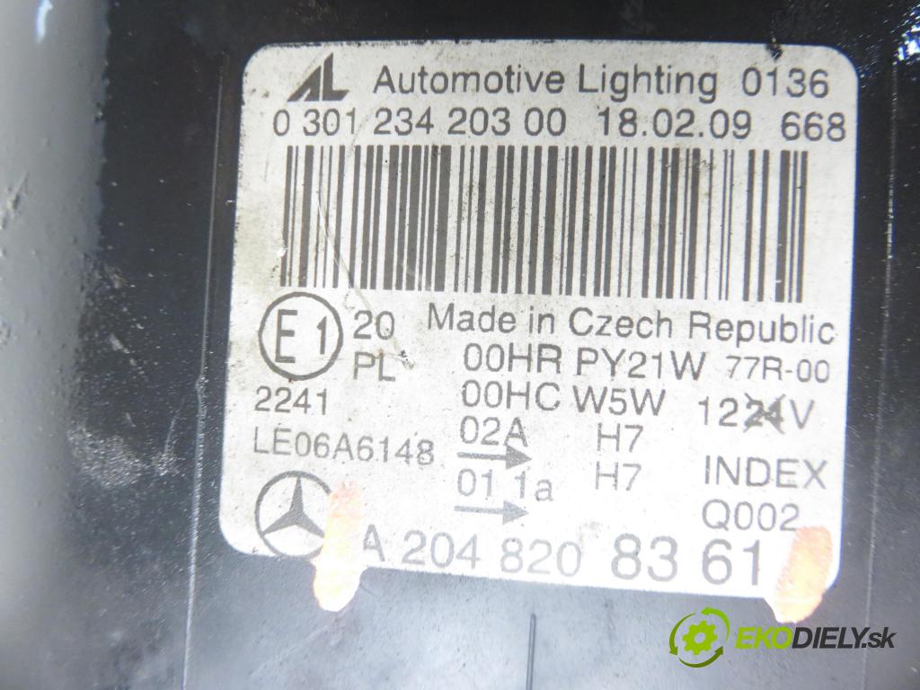 MERCEDES-BENZ KLASA C T-Model (S204) KOMBI 2009 100,00 C 200 CDI (204.207) - OM 646.811 2148,00 světlo LP 2048208361