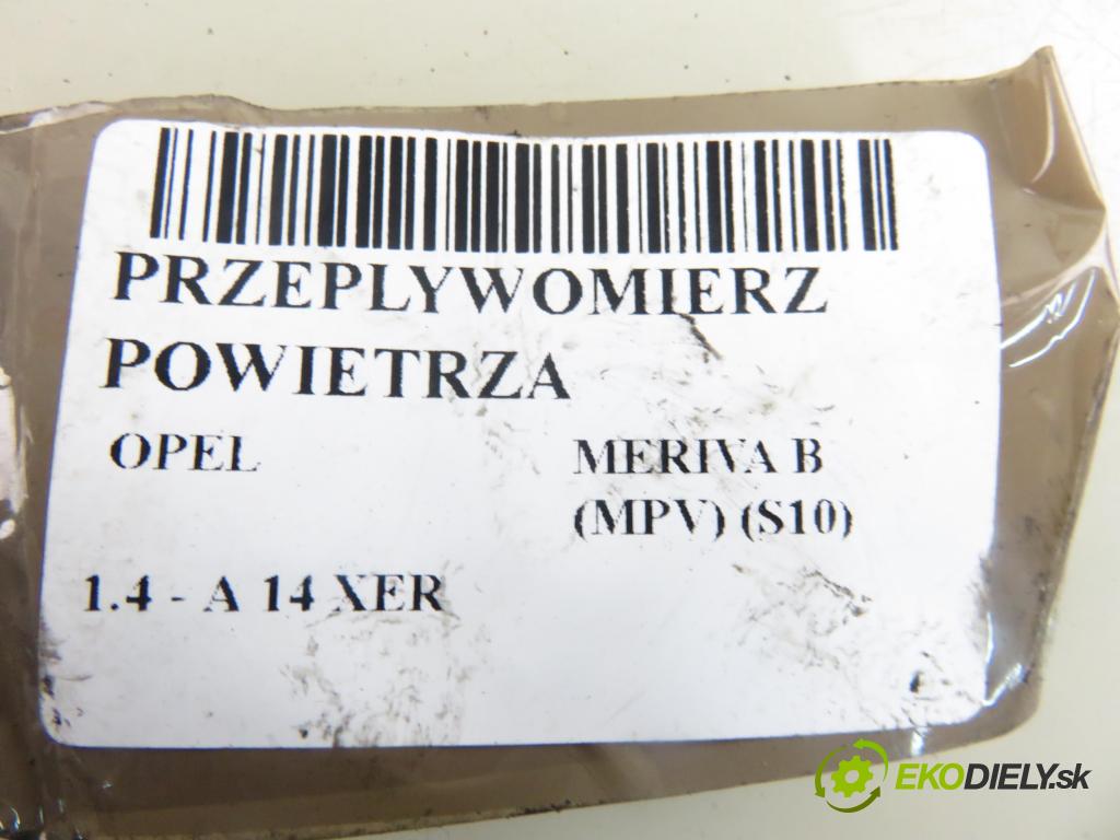 OPEL MERIVA B nadwozie wielkoprzestrzenne (MPV) (S10) MINIVAN 2011 74,00 1.4 - A 14 XER 1398,00 váha vzduchu vzduchu 0280218254 ; 13301682