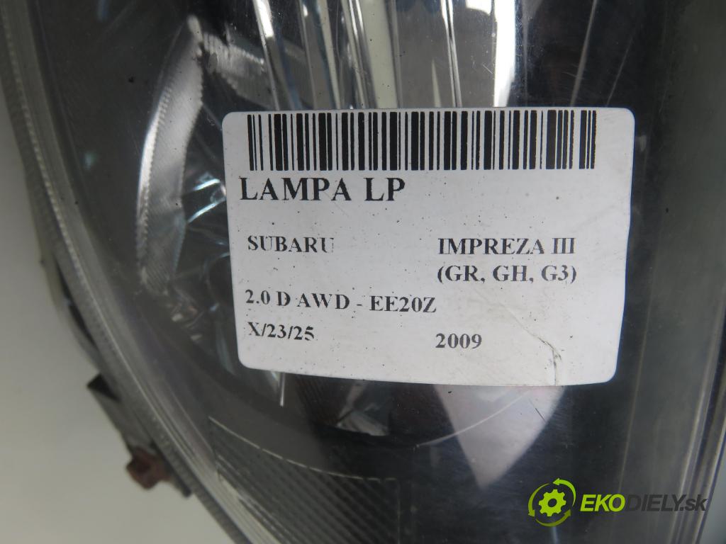 SUBARU IMPREZA liftback (GR, GH, G3) HB 2009 110,00 2.0 D AWD - EE20Z 1998,00 Svetlo LP