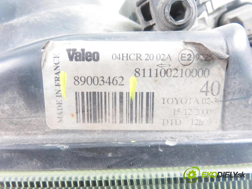 TOYOTA COROLLA Liftback (_E11_) LIFTBACK 2001 63,00 1.4 (EE111_) - 4E-FE 1332,00 světlo PP 89003462