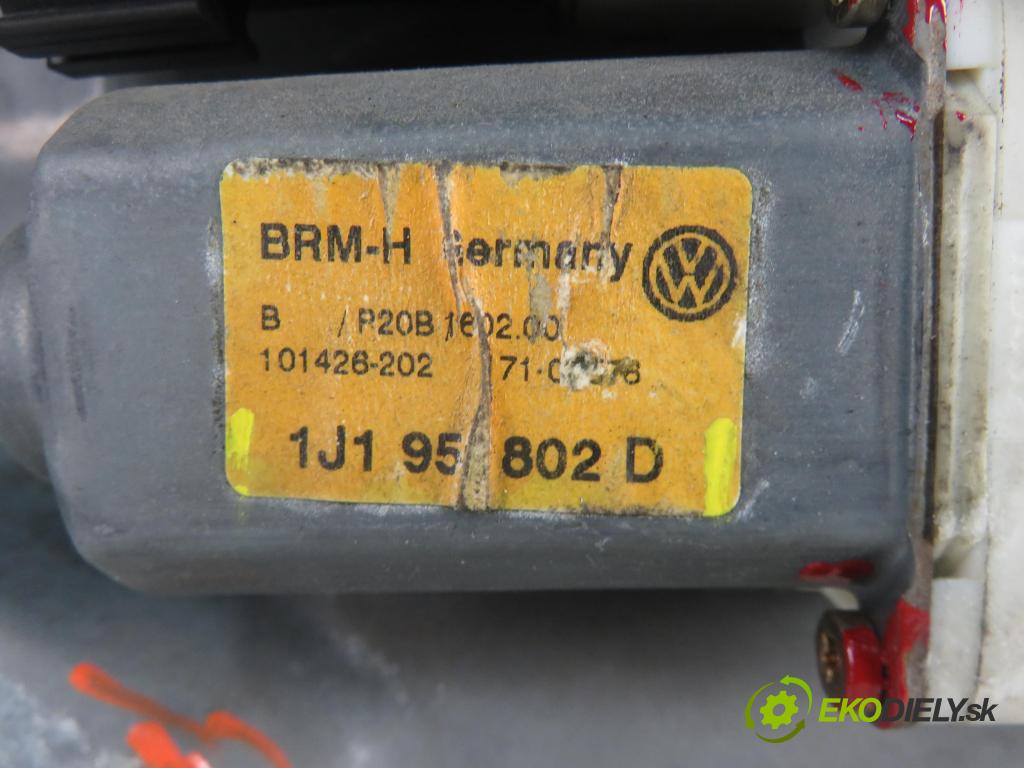 VW GOLF IV (1J1) HB 2000 66,00 1.9 TDI 90 - ALH 1896,00 mechanismus oken PPE 1J4837730AA ; 1J1959802D ; 1J4837756F