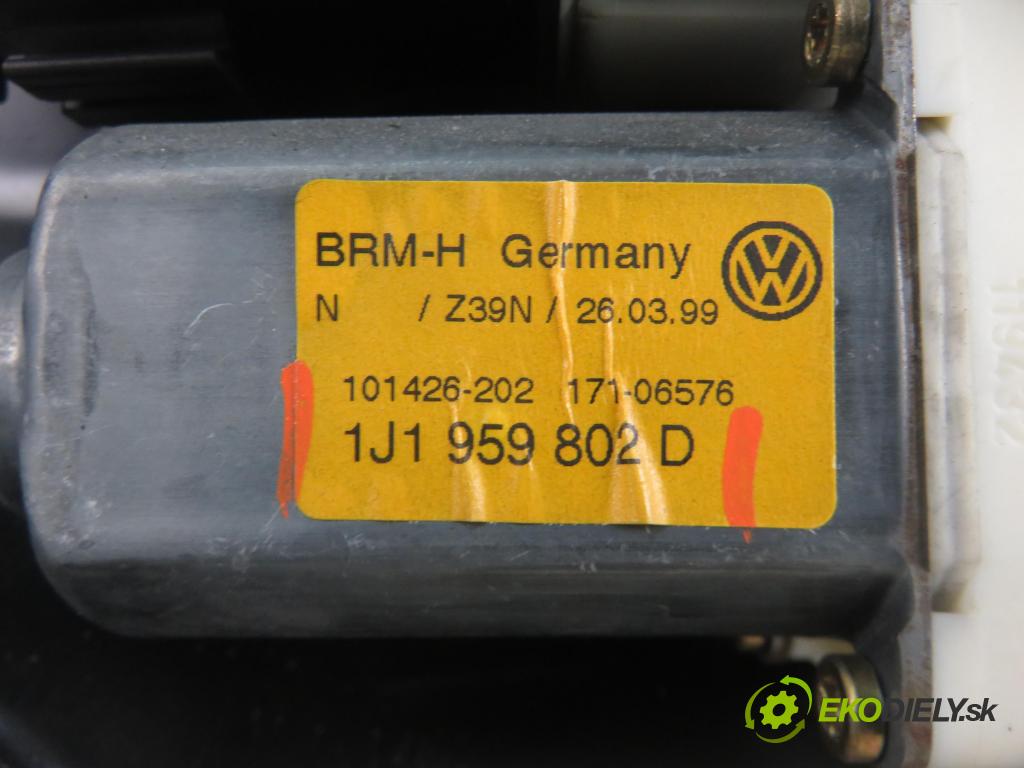 VW GOLF IV (1J1) HB 1999 81,00 1.9 TDI - AHF 1896,00 mechanismus oken PPE 1J4837730AA ; 1J1959802D