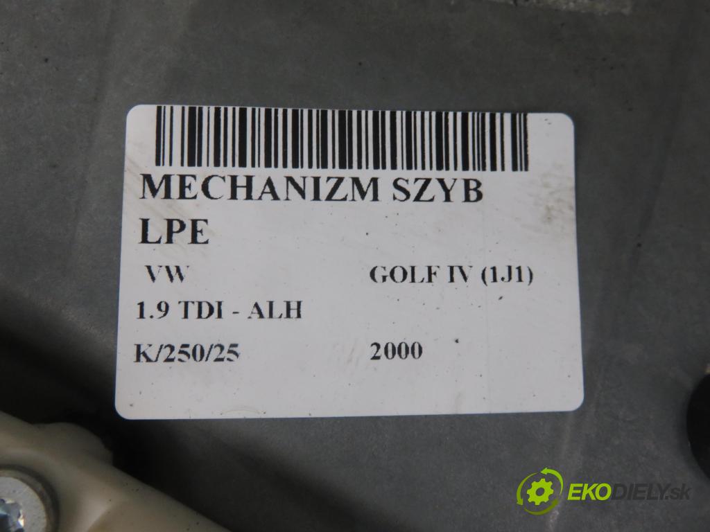 VW GOLF IV (1J1) HB 2000 66,00 1.9 TDI 90 - ALH 1896,00 mechanismus oken 1J1959801C ; 1J4837729AA ; 1J4837755E