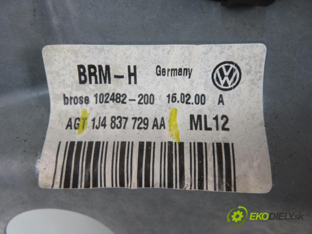 VW GOLF IV (1J1) HB 2000 66,00 1.9 TDI 90 - ALH 1896,00 mechanismus oken 1J1959801C ; 1J4837729AA ; 1J4837755E