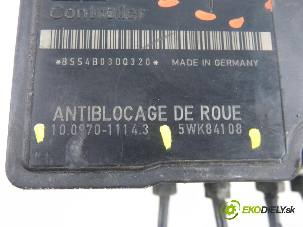 PEUGEOT 206 liftback (2A/C) HB 2004 50,00 1.4 HDi 8V 70 - 8HX 1398,00 Pumpa ABS 10097011143 ; 5WK84108 ; 9652342980 (Pumpy ABS)