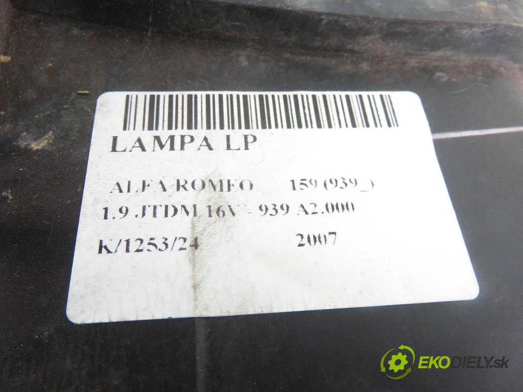 ALFA ROMEO 159 (939_) SEDAN 2007 110,00 1.9 JTDM 16V - 939 A2.000 1910,00 světlo LP 60682089