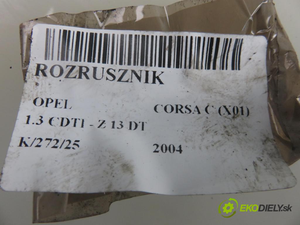 OPEL CORSA C (X01) HB 2004 51,00 1.3 CDTI - Z 13 DT 1248,00 Štartér 0001107429 (Štartéry)