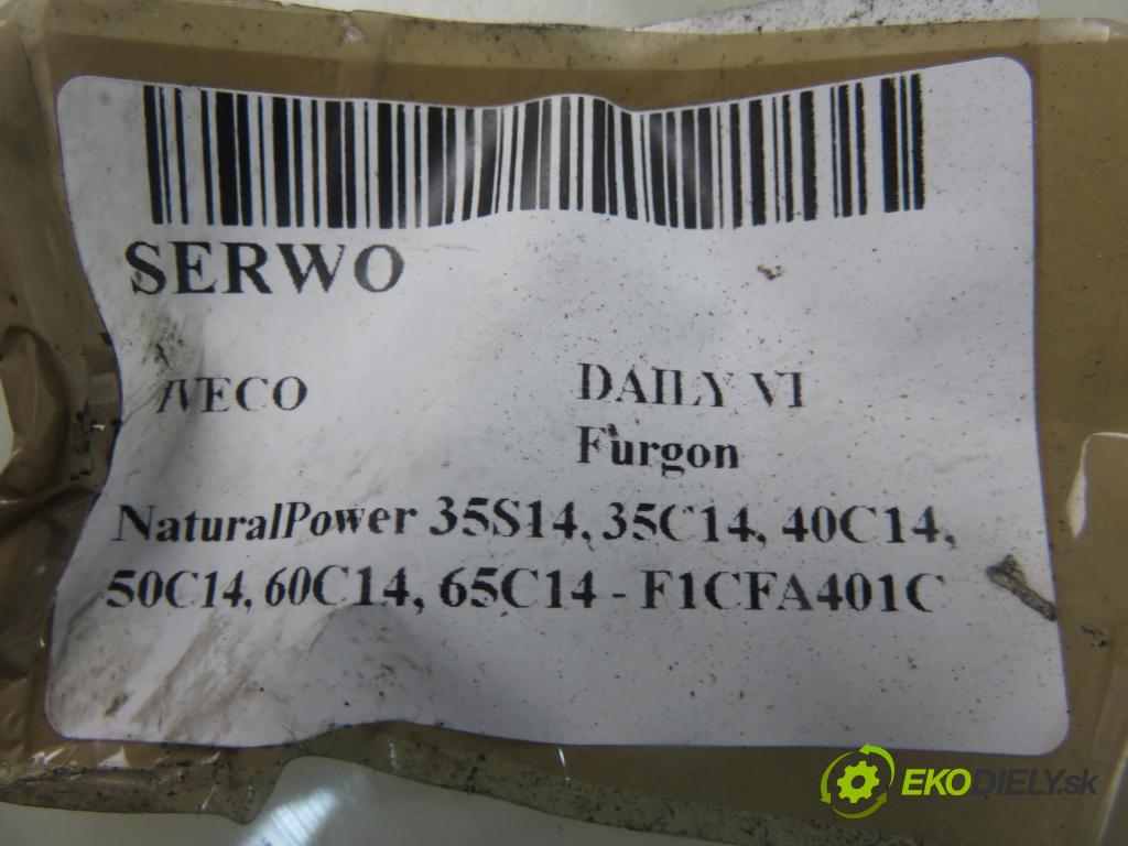 IVECO DAILY VI Furgon FURGON 2020 100,00 3.0 NaturalPower 136 - F1CFA401C 2998,00 Posilovač 0204051883 ; 504269884 (Servočerpadlá, pumpy riadenia)
