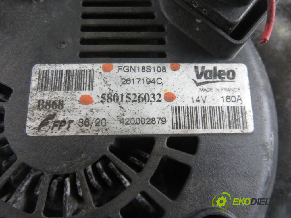 IVECO DAILY VI Furgon FURGON 2020 100,00 3.0 NaturalPower 136 - F1CFA401C 2998,00 Alternátor 5801526032 ; FGN18S108 (Alternátory)