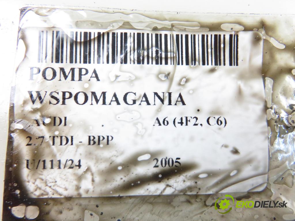 AUDI A6 (4F2, C6) SEDAN 2005 132,00 2.7 TDI 180 - BPP 2698,00 Pumpa servočerpadlo 8E0145155T ; 7690955125 (Servočerpadlá, pumpy riadenia)