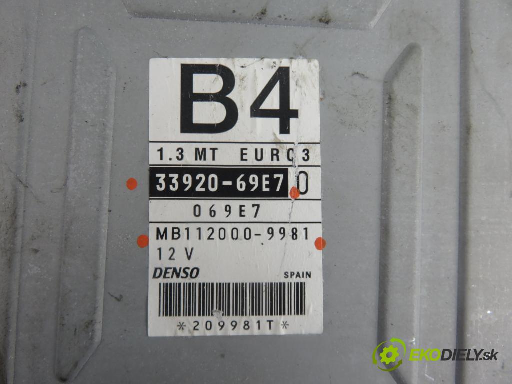 SUZUKI SWIFT II liftback (EA, MA) HB 2001 52,00 1.3 (SF 413) 71 - G13BA 1298,00 Riadiaca jednotka Motor MB1120009981 ; 3392069E7