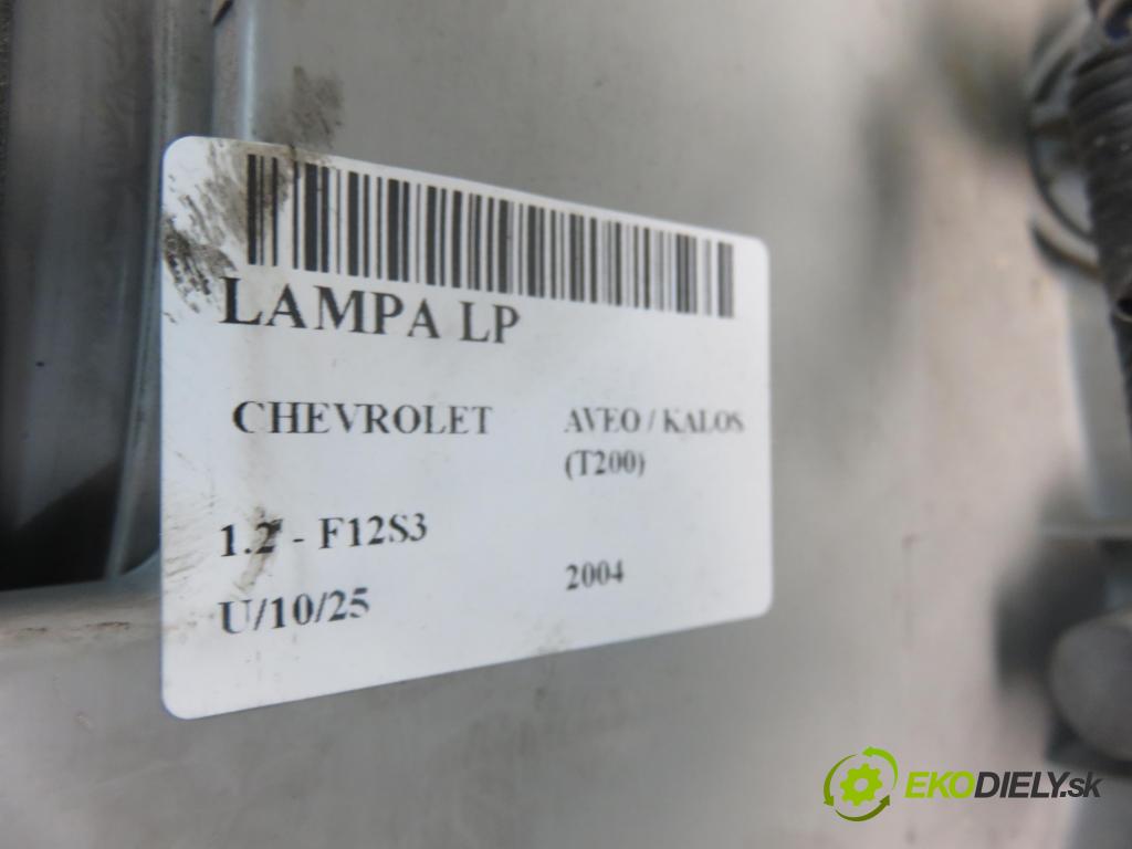 CHEVROLET AVEO / KALOS liftback (T200) HB 2004 53,00 1.2 - F12S3 1150,00 světlo LP