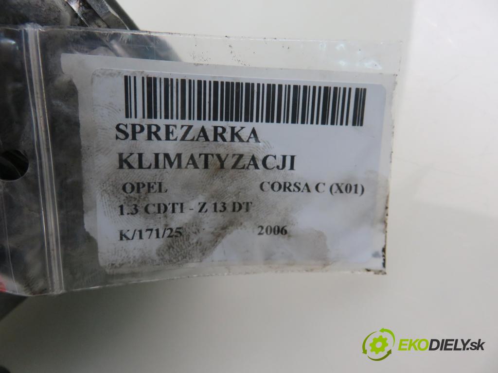OPEL CORSA C (X01) HB 2006 51,00 1.3 CDTI - Z 13 DT 1248,00 KOMPRESOR: klimatizace  (Kompresor klimatizace)