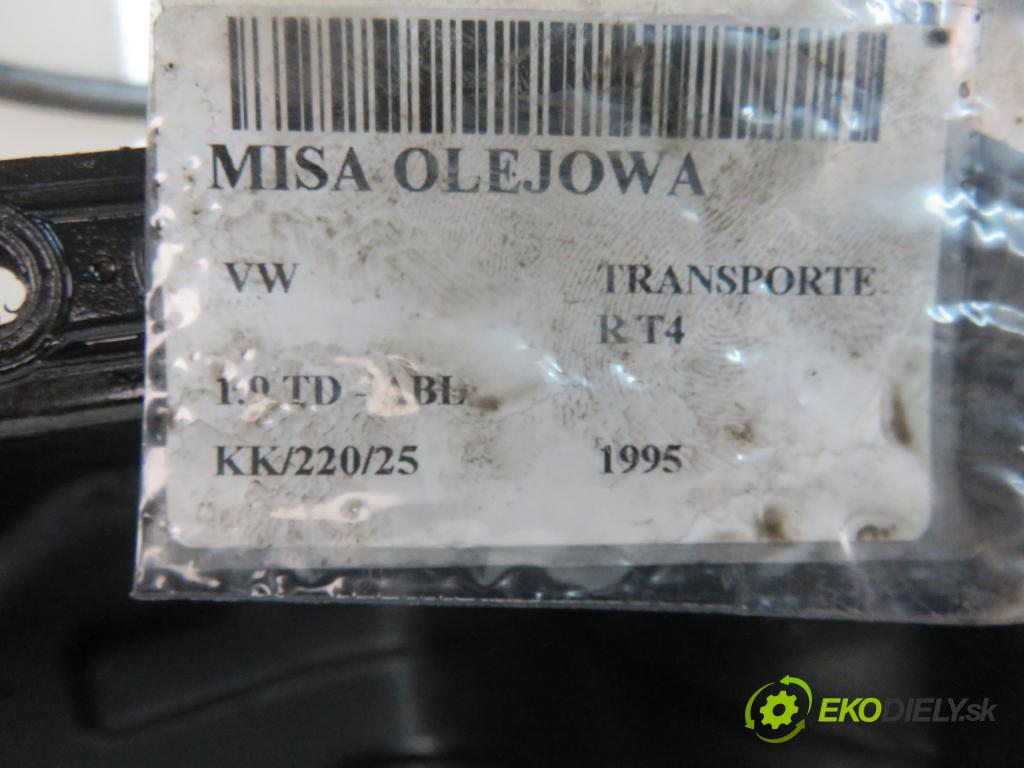 VW TRANSPORTER IV Skrzynia (70XA) FURGON 1995 50,00 1.9 TD 68 - ABL 1896,00 vana olejová  (Olejové vany)