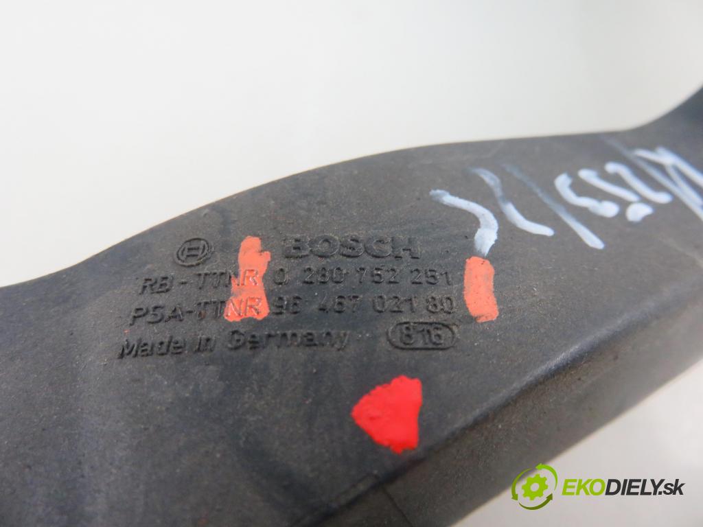 PEUGEOT 307 Break (3E) HB 2003 0,00 2 - RFN (EW10J4) 1997,00 Potenciometer plynu 0280752251 ; 9645702180 (Pedále)