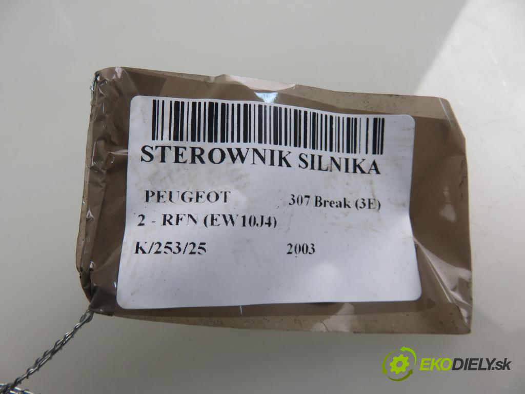 PEUGEOT 307 Break (3E) HB 2003 0,00 2 - RFN (EW10J4) 1997,00 Riadiaca jednotka Motor IAW6LP101 ; 9650602580 ; 16635064