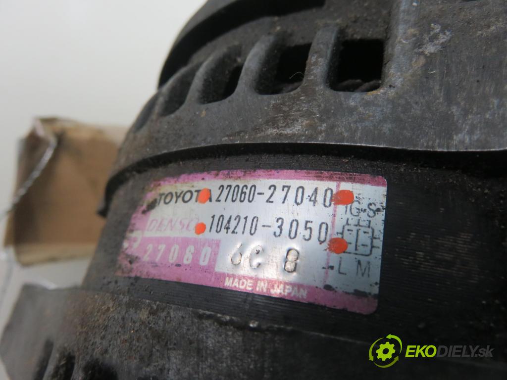 TOYOTA AVENSIS VERSO (_M2_) MINIVAN 2002 85,00 2.0 D (CLM20_) - 1CD-FTV 1995,00 Alternátor 2706027040 ; 1042103050 (Alternátory)