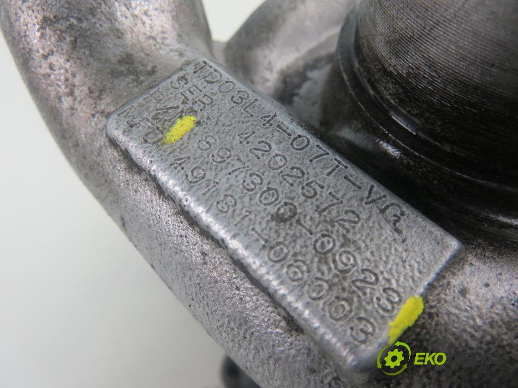 OPEL MERIVA A nadwozie wielkoprzestrzenne (MPV) (X03) HB 2004 74,00 1.7 CDTI 101 - Z 17 DT 1686,00 RYCHLONABÍJEČKA: 8973000923 (Turbodúchadla (kompletní))