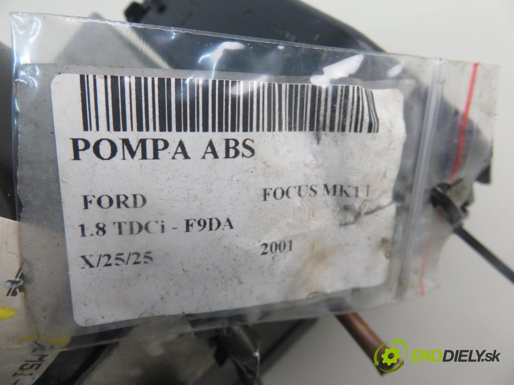 FORD FOCUS (DAW, DBW) HB 2001 85,00 1.8 TDCi - F9DA 1753,00 pumpa ABS 10092501103 ; 5WK84031 ; 2M512M110EB (Pumpy brzdové)