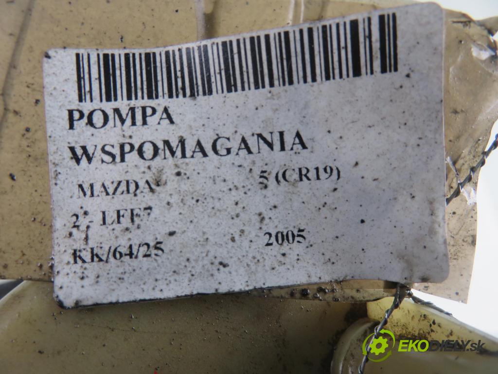 MAZDA 5 (CR19) MINIVAN 2005 107,00 2 - LFF7 1999,00 Pumpa servočerpadlo