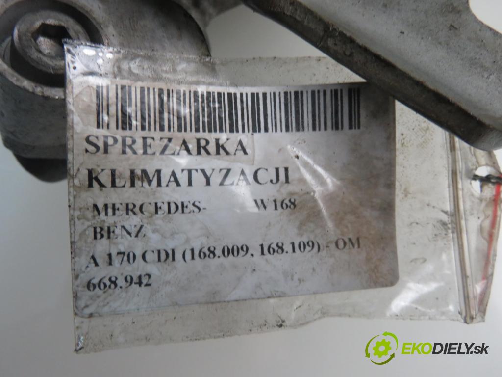 MERCEDES-BENZ KLASA A (W168) HB 2002 70,00 A 170 CDI 95 - OM 668.942 1689,00 KOMPRESOR: klimatizácie 4472208365 (Kompresory klimatizácie)