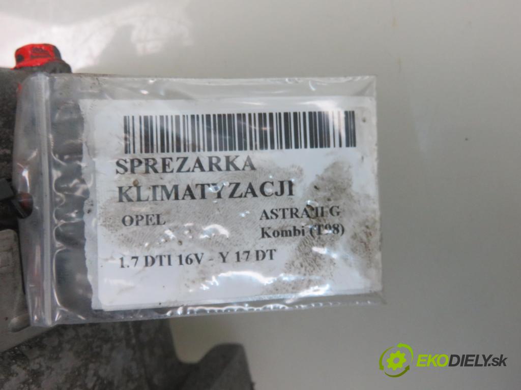 OPEL ASTRA G Kombi (T98) KOMBI 2000 55,00 1.7 DTI 16V - Y 17 DT 1686,00 KOMPRESOR: klimatizace 24422013 (Kompresor klimatizace)
