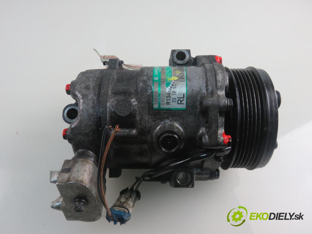 OPEL MERIVA A nadwozie wielkoprzestrzenne (MPV) (X03) HB 2004 74,00 1.7 CDTI 101 - Z 17 DT 1686,00 KOMPRESOR: klimatizace SD6V12 (Kompresor klimatizace)