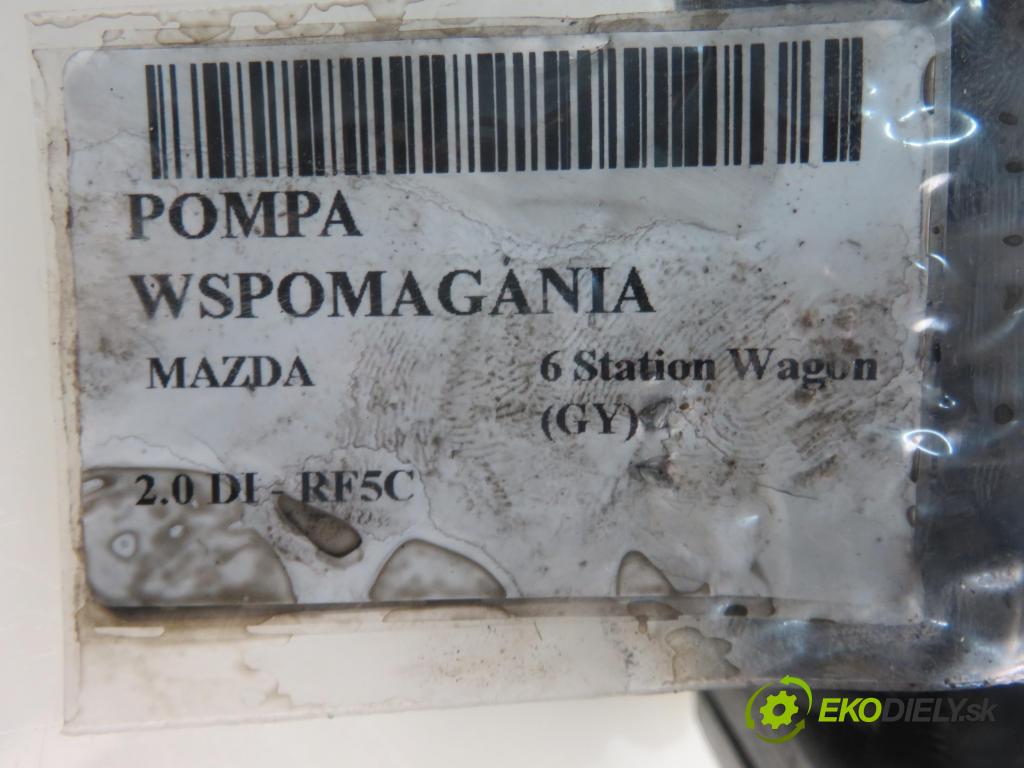 MAZDA 6 Station Wagon (GY) KOMBI 2005 100,00 2.0 DI 136 - RF5C 1998,00 Pumpa servočerpadlo GJ6F (Servočerpadlo)