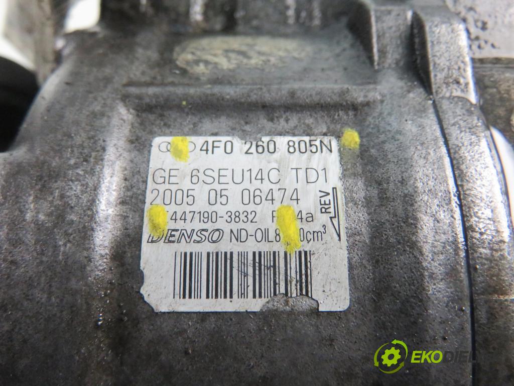AUDI A6 (4F2, C6) SEDAN 2005 132,00 2.7 TDI 180 - BPP 2698,00 KOMPRESOR: klimatizácie 4F0260805N ; 4471903832 (Kompresory klimatizácie)