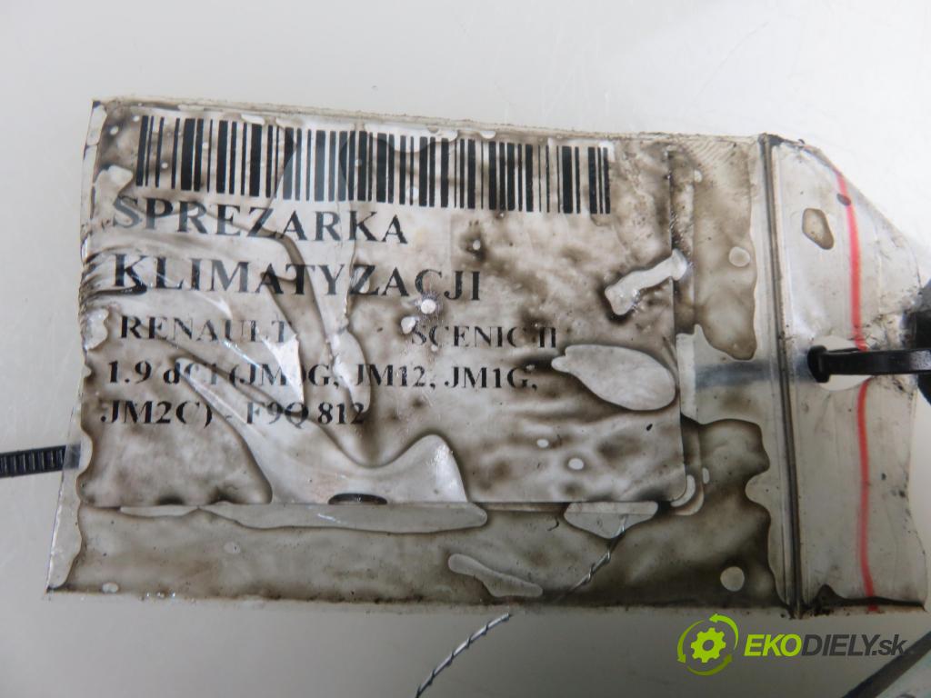 RENAULT SCENIC II (JM0/1_) MINIVAN 2004 88,00 1.9 dCi 120 - F9Q 812 1870,00 KOMPRESOR: klimatizácie (Kompresory klimatizácie)