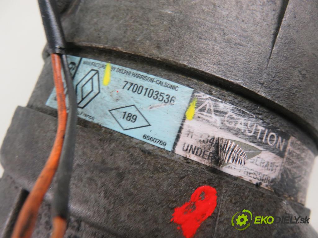 RENAULT MEGANE I (BA0/1_) HB 2002 79,00 1.6 16V 107 - K4M 700 1598,00 KOMPRESOR: klimatizace 1135289 ; 7700103536 (Kompresor klimatizace)