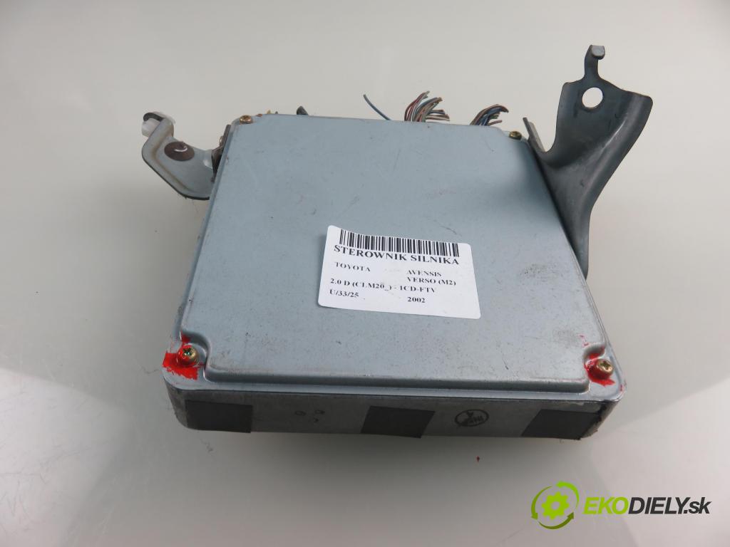 TOYOTA AVENSIS VERSO (_M2_) MINIVAN 2002 85,00 2.0 D (CLM20_) - 1CD-FTV 1995,00 Riadiaca jednotka Motor 8966144300 ; 1758005121