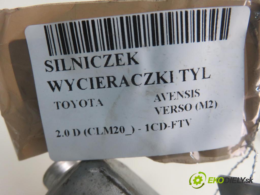 TOYOTA AVENSIS VERSO (_M2_) MINIVAN 2002 85,00 2.0 D (CLM20_) - 1CD-FTV 1995,00 motorek stěrače ZADNÍ: 8502044020 ; 1592005810