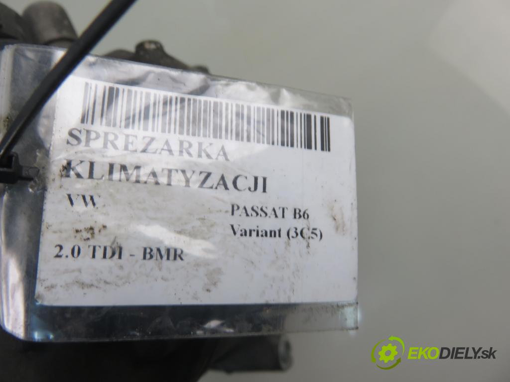 VW PASSAT B6 Variant (3C5) KOMBI 2007 125,00 2.0 TDI - BMR 1968,00 KOMPRESOR: klimatizácie 1K0820859F (Kompresory klimatizácie)