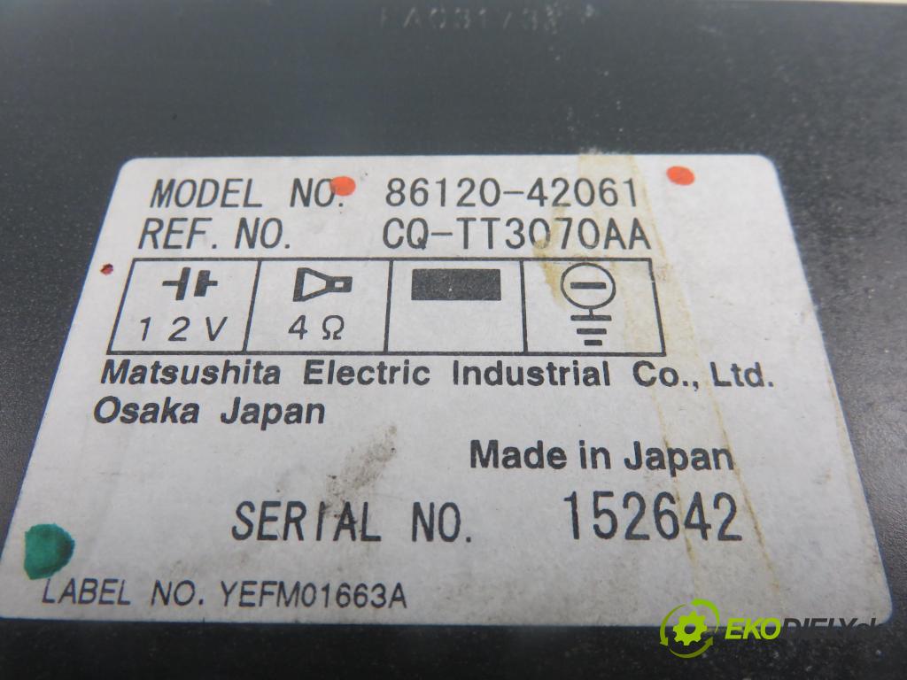 TOYOTA RAV 4 II (_A2_) SUV 2003 85,00 2.0 D-4D 4WD 116 - 1CD-FTV 1995,00 RADIO CD 8612042061