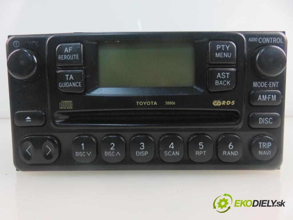 TOYOTA RAV 4 II (_A2_) SUV 2003 85,00 2.0 D-4D 4WD 116 - 1CD-FTV 1995,00 RADIO CD 8612042061
