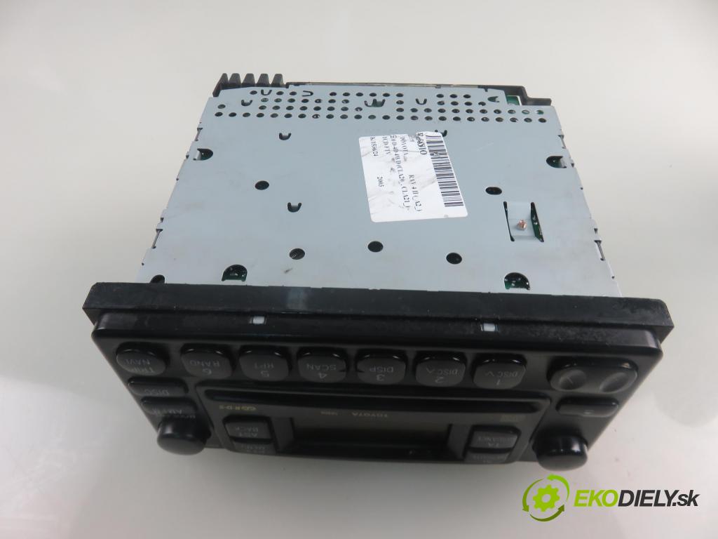 TOYOTA RAV 4 II (_A2_) SUV 2003 85,00 2.0 D-4D 4WD 116 - 1CD-FTV 1995,00 RADIO CD 8612042061