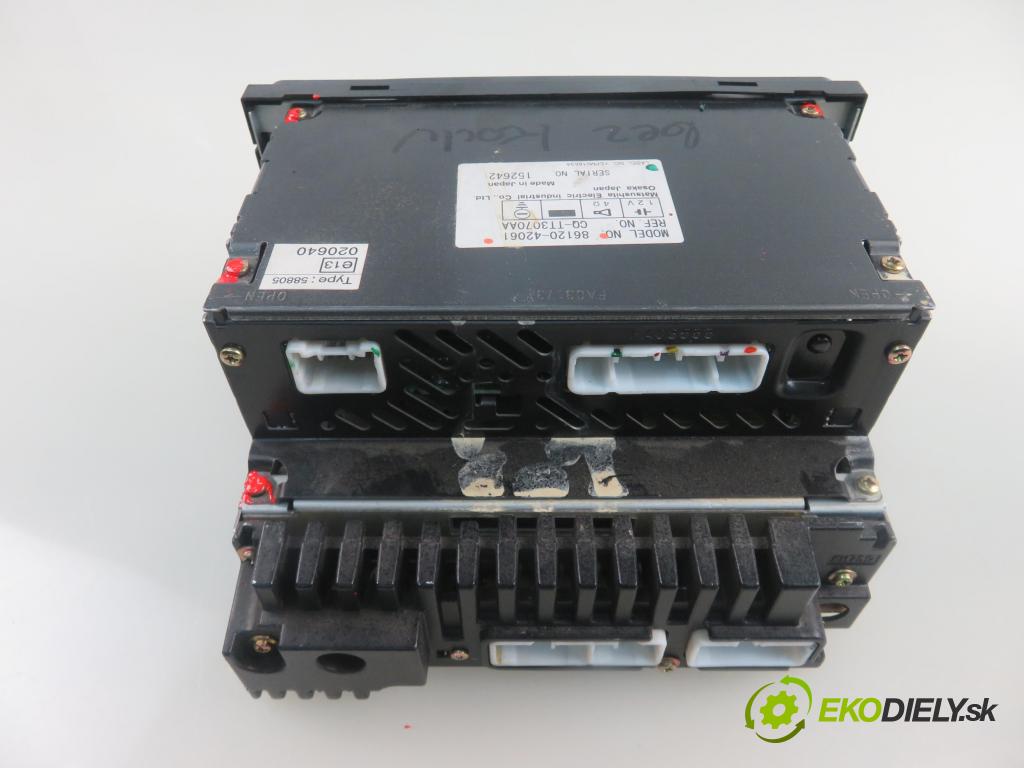 TOYOTA RAV 4 II (_A2_) SUV 2003 85,00 2.0 D-4D 4WD 116 - 1CD-FTV 1995,00 RADIO CD 8612042061