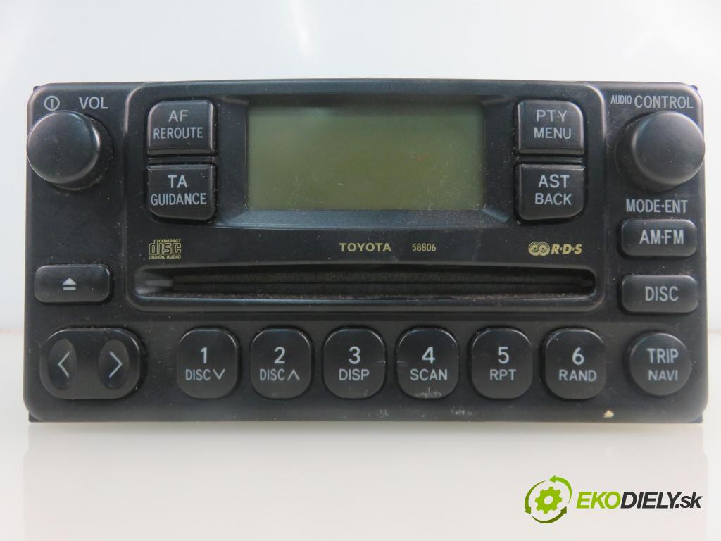 TOYOTA RAV 4 II (_A2_) SUV 2003 85,00 2.0 D-4D 4WD 116 - 1CD-FTV 1995,00 RADIO CD 8612042061
