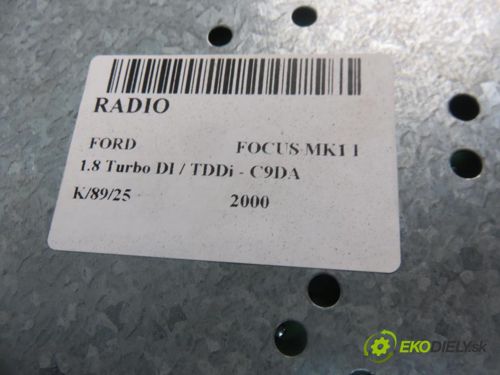 FORD FOCUS (DAW, DBW) HB 2000 66,00 1.8 TDDi 90 - C9DA 1753,00 RADIO YS4F18C815AA