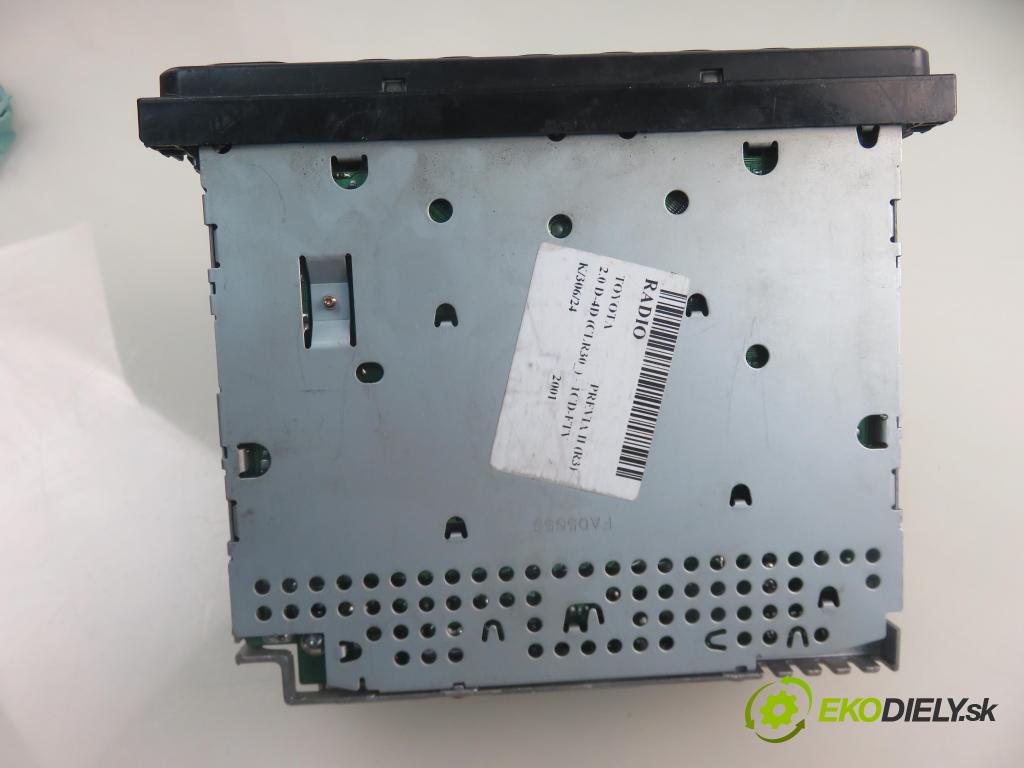 TOYOTA PREVIA (_R3_) MINIVAN 2001 85,00 2.0 D-4D 116 - 1CD-FTV 1995,00 RADIO CD 8612028382