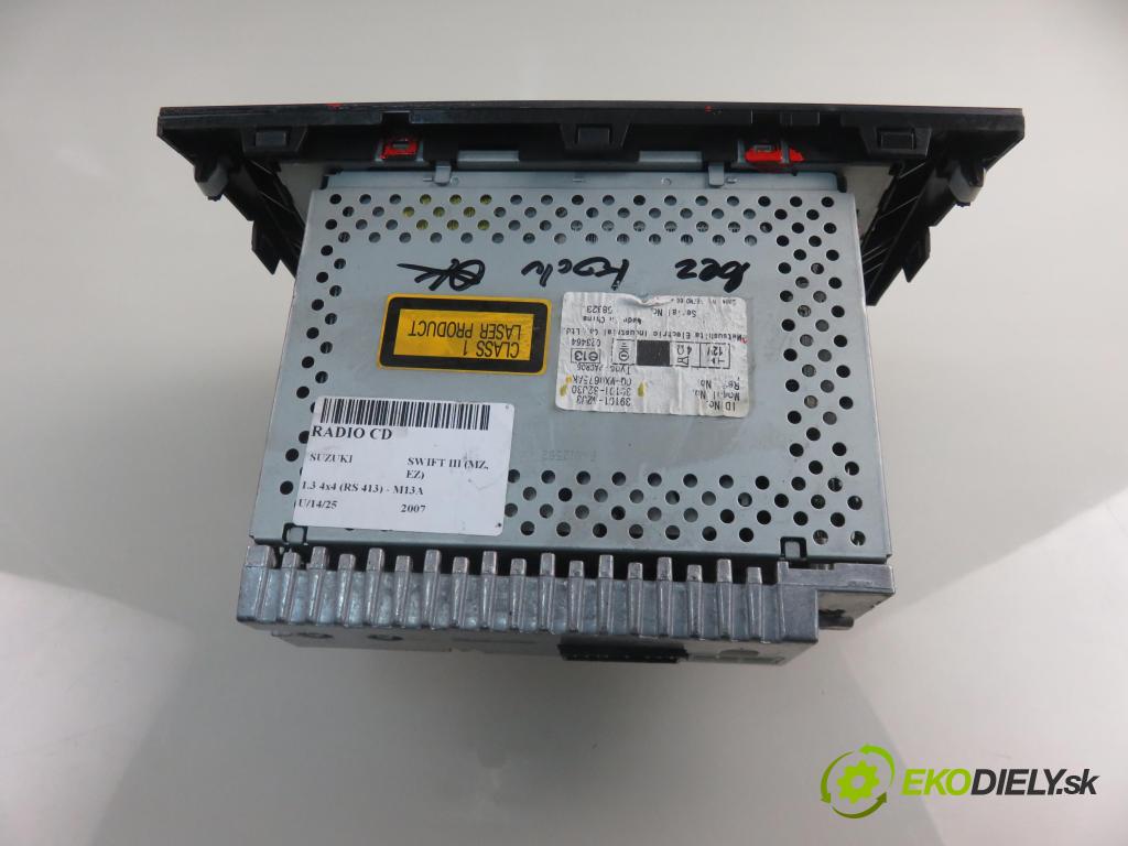 SUZUKI SWIFT III (MZ, EZ) HB 2007 0,00 1.3 4x4 (RS 413) - M13A 1328,00 RADIO CD 3910162J30