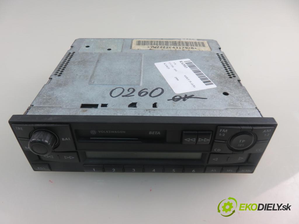 VW GOLF IV (1J1) HB 1999 81,00 1.9 TDI 110 - ASV 1896,00 RADIO 1J0035152E