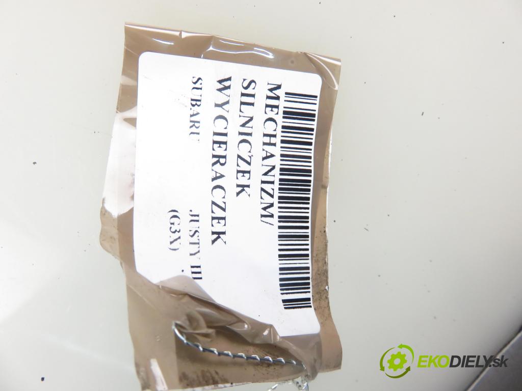 SUBARU JUSTY III (G3X) HB 2004 69,00 1.3 AWD 94 - M13A 1328,00 Mechanizmus stieračov predný  (Motorčeky stieračov predné)