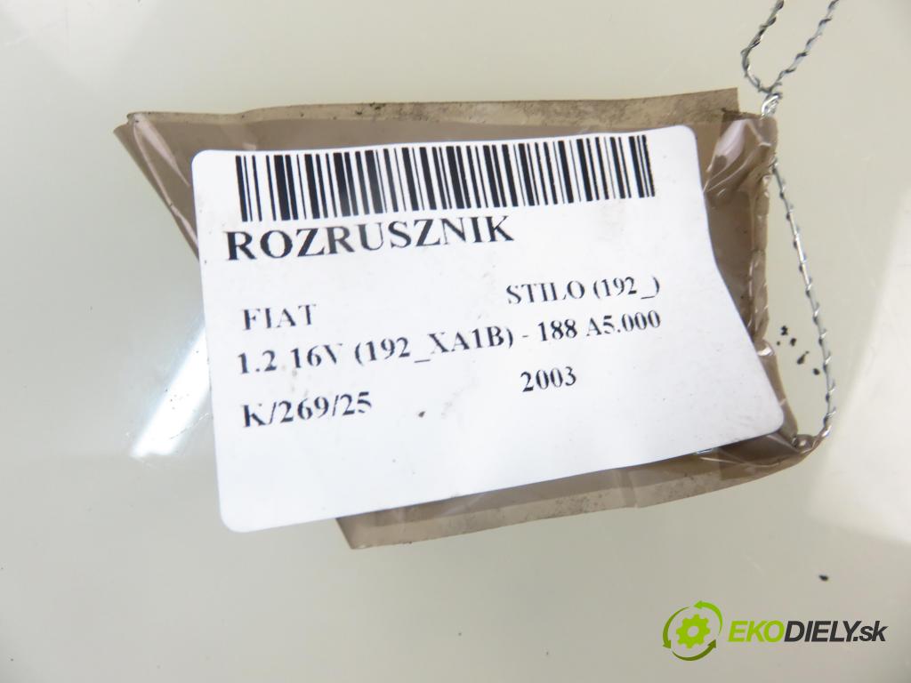FIAT STILO (192_) HB 2003 59,00 1.2 16V 80 - 188 A5.000 1242,00 Štartér 46813058 (Štartéry)